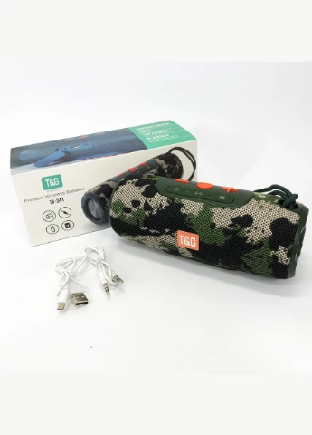 Портативна колонка Bluetooth TG341 зі шнурком, акумуляторна колонка для музики. Колір: камуфляж TG (375196614)