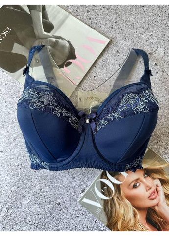 Синій бюстгальтер з тонким поролоном синій Finikin