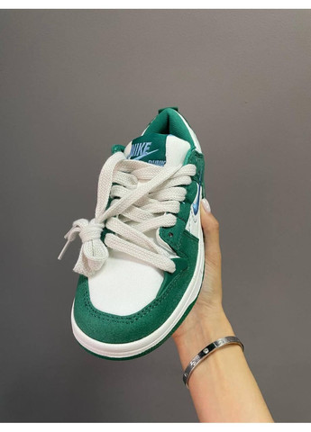 Білі Осінні кросівки чоловічі nike sb dunk low malachite найк сб данк No Brand