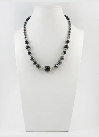 Намисто "Фреяда" Гематит, Агат Fursa fashion (322313655)