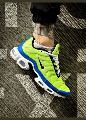Жовті Осінні кросівки чоловічі nike air max tn plus se m. frank rudy yellow blue | найк аір макс тн плюс жовті сині No Brand