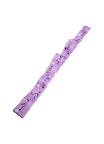 Еластичний стрічковий еспандер сегментований із 8 петлями WX-RT СВІТЛО-ФІОЛЕТОВИЙ SNS (351503981)