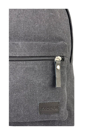 Рюкзак Унисекс Leather Canvas Серый R1403EX022 Exodus (307173528)