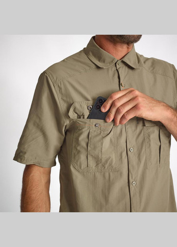 Бежевая рубашка Solognac