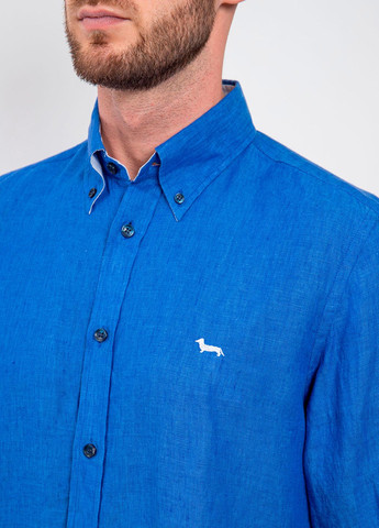 Синяя рубашка Harmont & Blaine
