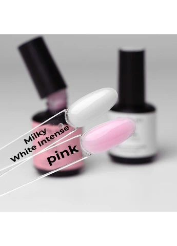 Bottle Gel Milky White Intense с пензлем, 15 мл Komilfo (386090596)