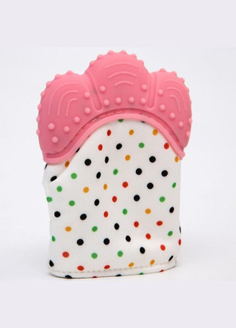 Прорезыватель для зубов PK-0119 Перчатка грызунок Розовая No Brand (327217583)