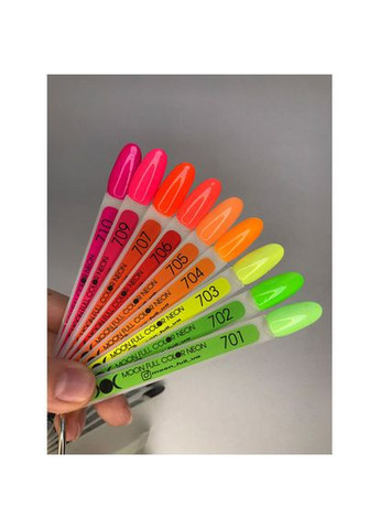 Гель-лак Full Neon №704 оранжевий, 8 мл. Moon (338433113)