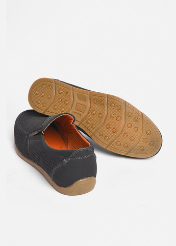 Черные классические туфли мужские черного цвета Let's Shop без шнурков