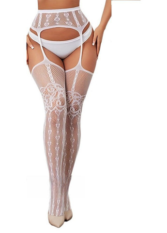 Панчохи з поясом з візерунком No Brand (362135721)