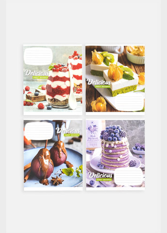 Тетрадь в клетку 18 листов цвет разноцветный CB-00255156 Фабрика Поліграфіст (342059023)