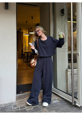 Стильный женский костюм осенний двойка коричневый No Brand (362419403)