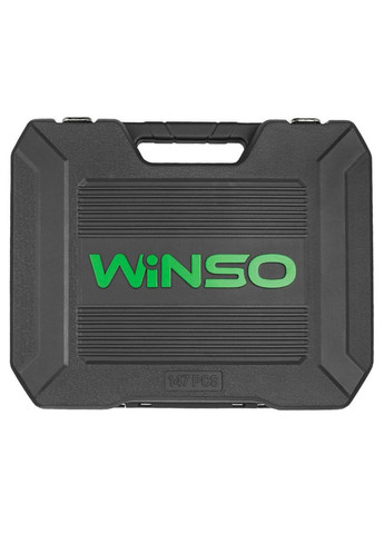 Професійний набір інструментів Pro 1/2", 1/4", 3/8", 72 зубці, CR-V, 147 одиниць Winso (360875929)