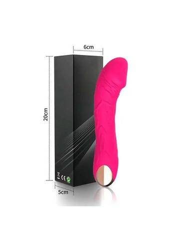 Вібратор для стимуляції точки G "Dibe" 20 режимів вібрації Фуксія No Brand (368891991)