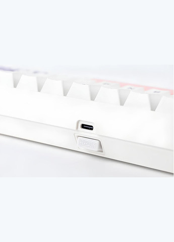 Клавіатура бездротова EP64 60% Mulan Switch Hot-Swap (2.4G/BT/USB) RGB UA White (EP64-W-M) EPOMAKER (342331563)