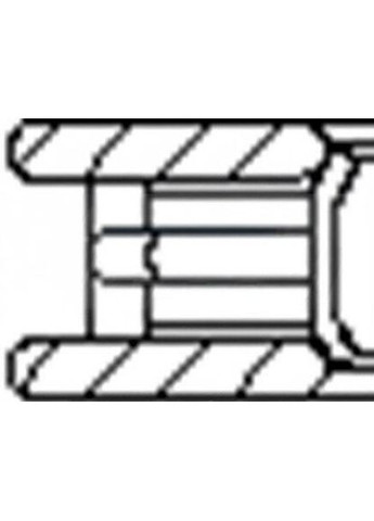 Кільця поршневі (1CYL) VAG 81.5 (1.5/1.75/2) ADR/AEB FR10-507450 Freccia (366194322)