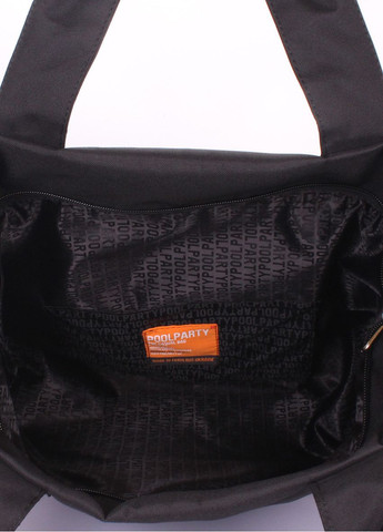 Жіноча текстильна сумка чорна PoolParty (372657606)