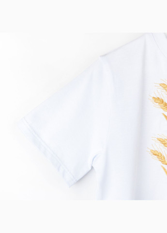 Белая демисезонная футболка dexter`s-вышиванка детская dexter's