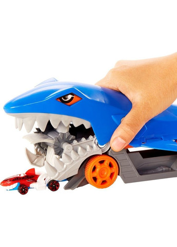 Игровой набор Грузовик-транспортер Акуля пасть + машинка (GVG36) Hot Wheels (351363188)