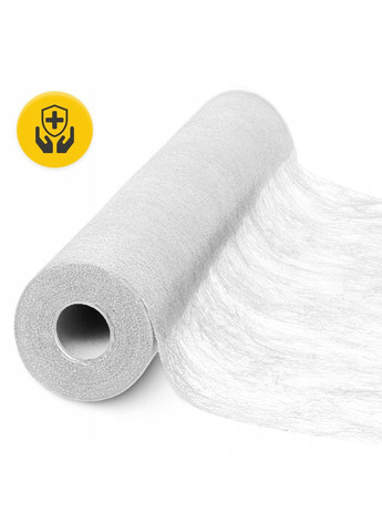 Простирадло одноразове 50 м x 70 см в рулоні 14 г/м² White (P-5905973406796) 4FIZJO (372925215)