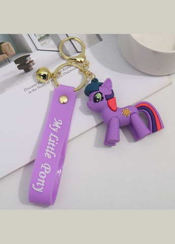 Поні фіолетовий брелок my little pony креативний мультяшний брелок силіконовий брелок для ключів креативна підвіска 7 см Shantou (290012010)