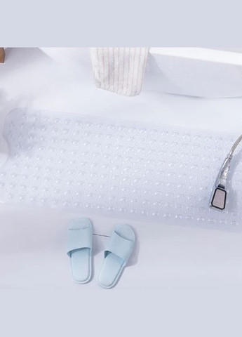 Килимок для ванної кімнати та душу атиковзкий, для тіла масажний силіконовий з присосками,, 40х100см No Brand (337341979)