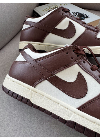 Кросівки жіночі і чоловічі Nike SB Dunk Wmns Brown Sail | Найк СБ Данк коричневі No Brand коричневі демісезони (350199345)