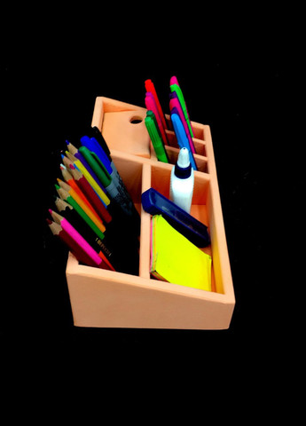 Органайзер настільний з дерева Левитон грейпфрут (КНЦ-008954) No Brand (328230258)