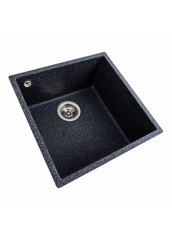 Гранітна мийка для кухні 4040 RUBA матовий Графіт Platinum (269793453)