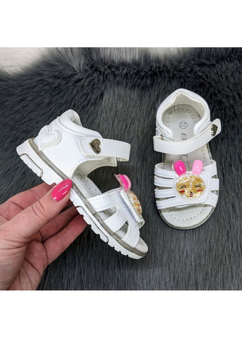 Белые босоножки детские для девочки BBT