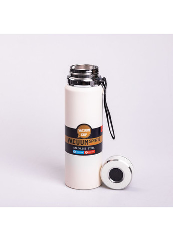 Термос Vacuum Sportsна с датчиком температуры 1 л белый Jooki (358706401)