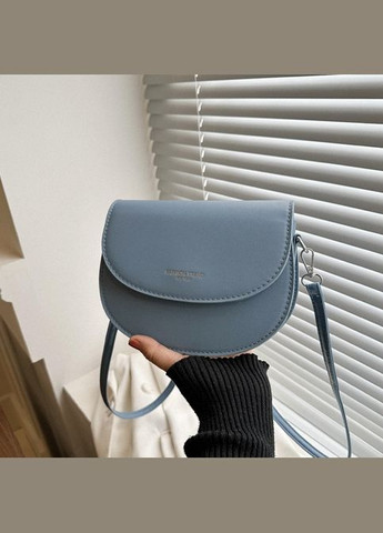 Женская сумка 6428 кросс-боди на ремешке через плечо голубая No Brand (306709417)