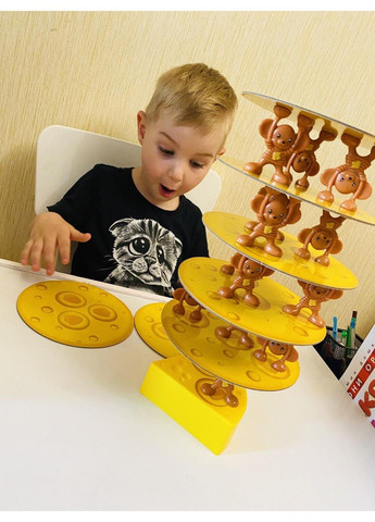 Настольная Игра - Балансир "Сырная башня" 7265 Fun Game (297129586)