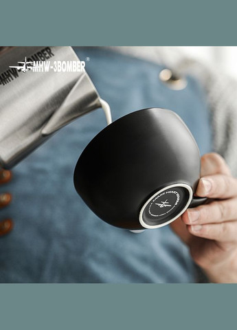 Чашка для кави з блюдцем Sawada 280 мл Чорна (C5083B) MHW-3BOMBER (366653336)