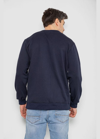 Темно-синій світшот чоловічий утеплений Ager без декору (304502874)