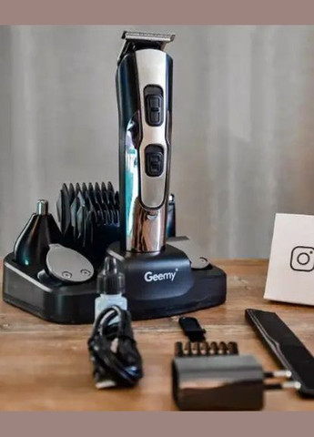 Універсальний чоловічий тример GM-592 10в1 для бороди вусів носа та тіла машинка для стрижки Gemei (297331344)