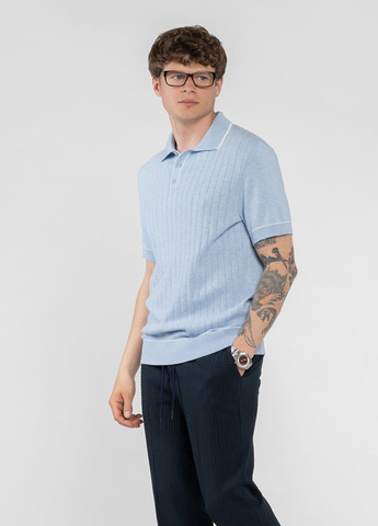 Поло чоловіче блакитне Arber Polo SS3 AVT-70 (335212092)