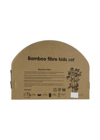 Набір дитячого посуду бамбук 5 предметів 120 No Brand (276533788)