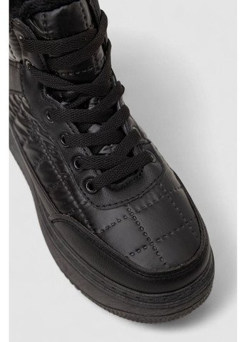 Кросівки жіночі зимові на хутрі, колір сірий, 248RK03 Ager чорні (367973686)