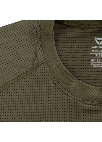 Зеленая футболка c chiton patrol grid Camotec