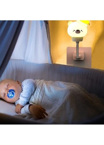 Нічник світлодіодний із пультом дистанційного керування Bear No Brand (366303632)