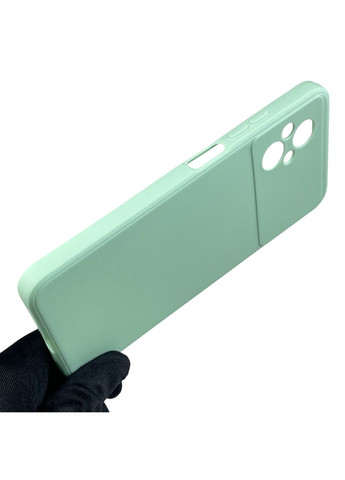Чехол для Poco M5 с квадратными гранями с защитой камеры на сяоми поко м5 мятный Xiaomi (366019255)
