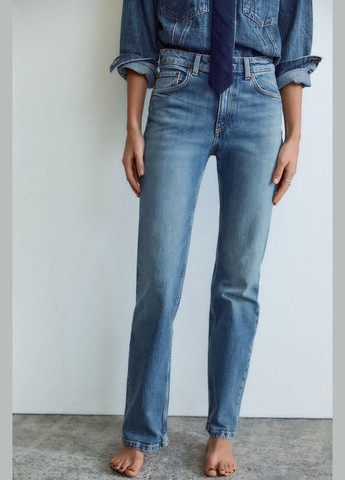 Женские джинсы прямого кроя темно-синие. You Best - (317326824)