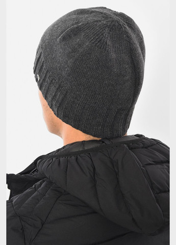 Шапка мужская на флисе серого цвета Let's Shop (307470569)