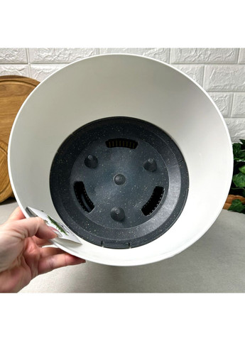 Пластиковый цветочный горшок на ножках Миса Рома 290, 29 см, для комнатных растений Lamela (365815052)