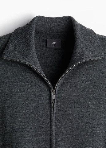 Темно-серый демисезонный кардиган H&M