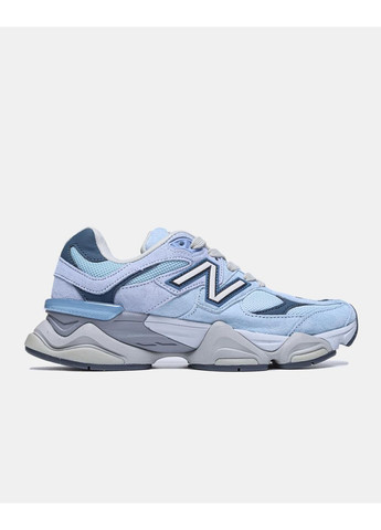 Голубые демисезонные кроссовки мужские new balance 9060 chrome blue нью беланс 9060 No Brand