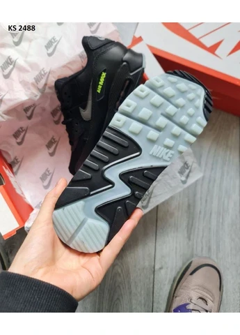 Чорні кросівки чоловічі nike air max terrascape 90 black web найк аір макс 90 чорні демісезон No Brand