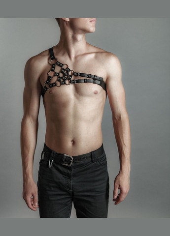 Натуральная кожа мужская портупея с кольцами на плече Needle 243 No Brand (296492340)