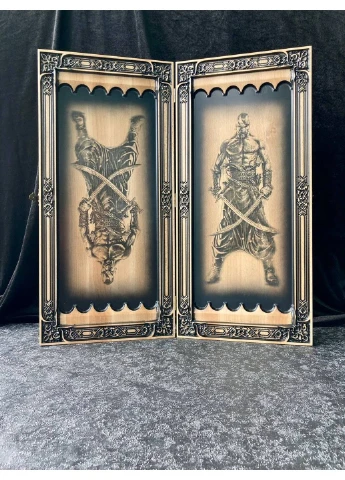 Нарди з дерева "Козак", 60×28×8 см, арт.193009 GrossMeister (295924404)